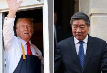 China chows on US fast food at London trade talks