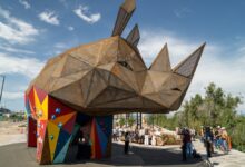 Denargo Market unveils rhino statue named Rhingo