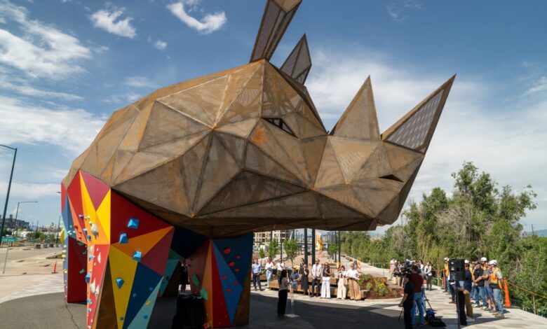 Denargo Market unveils rhino statue named Rhingo