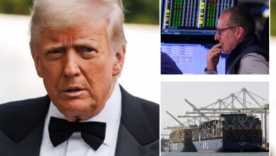 Dow falls 200 points after Trump threatens unilateral tariffs