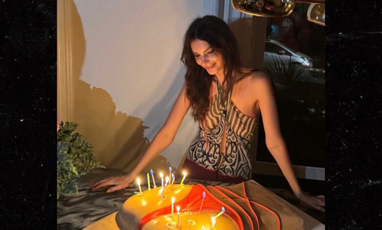 Emily Ratajkowski Celebrates 34th Birthday With ‘Cake-Themed’ Bash