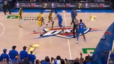 Fans mock NBA, ABC for putting ‘CGI’ trophies on Finals court