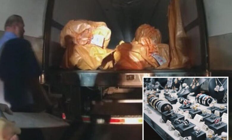 Feds nab 7 thieves accused of stealing 0M worth of gold, diamonds, rubies and other bling in biggest jewel heist in US history Feds nab 7 thieves accused of stealing 0M worth of gold, diamonds, rubies and other bling in biggest jewel heist in US history