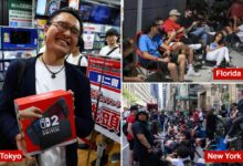 Gamers line up for Nintendo Switch 2 launch with global shortfall expected