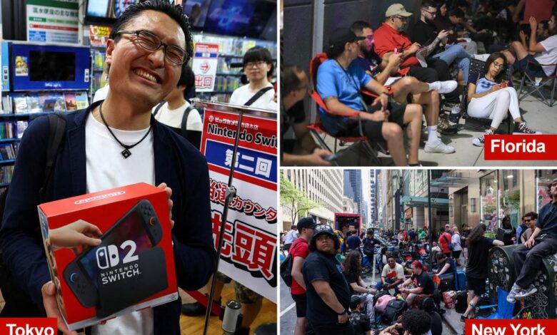 Gamers line up for Nintendo Switch 2 launch with global shortfall expected Gamers line up for Nintendo Switch 2 launch with global shortfall expected