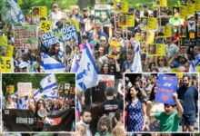 Hundreds defiantly flock to Central Park for Israel hostage rally after Colorado terror attack