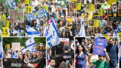 Hundreds defiantly flock to Central Park for Israel hostage rally after Colorado terror attack
