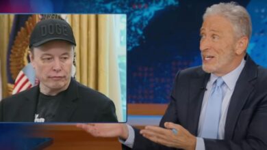 Jon Stewart Tackles Elon Musk’s Exit From the Trump Administration