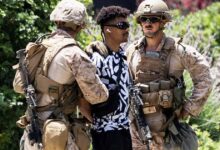 Marines Carry Out First Known Detention Of Civilian In LA ICE Protests