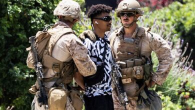 Marines Carry Out First Known Detention Of Civilian In LA ICE Protests