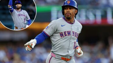 Mets survive late Dodgers rally to open series with 10-inning win