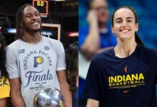 Myles Turner’s hilarious Knicks jab gets Caitlin Clark’s seal of approval