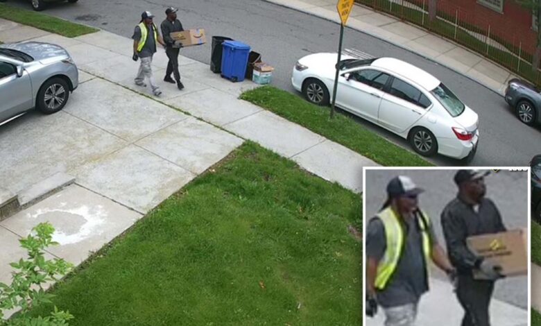 NYPD footage captures callous home invaders who allegedly posed as Amazon workers, tied up mom, dad and 3 kids NYPD footage captures callous home invaders who allegedly posed as Amazon workers, tied up mom, dad and 3 kids