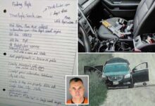 Notebooks found in Vance Boelter’s car detail planning in Minnesota assassination