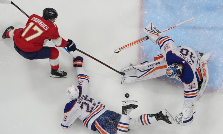 Panthers visit the Oilers in Game 5 of the Stanley Cup Final with the series tied Panthers visit the Oilers in Game 5 of the Stanley Cup Final with the series tied