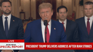 President Trump Warns Iran in Live Address to Nation on Airstrikes