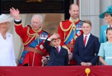 Royal Kids George, Charlotte and Louis at 2025 Trooping the Colour