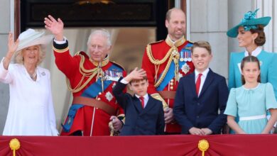 Royal Kids George, Charlotte and Louis at 2025 Trooping the Colour
