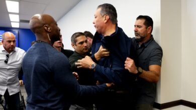 Sen. Alex Padilla handcuffed at DHS press conference: Full video