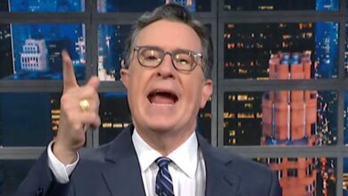 Stephen Colbert Spots 1 Word Trump’s Too ‘Embarrassed’ To Say