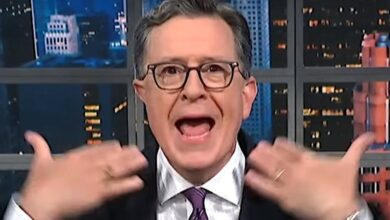 Stephen Colbert Trolls Trump Over Truly Awkward Moment