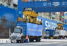 Tariffs prompt record plunge in US imports, cutting trade deficit