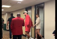 Taylor Swift & Travis Kelce Attend Game 4 of Stanley Cup Final
