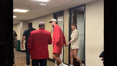 Taylor Swift & Travis Kelce Attend Game 4 of Stanley Cup Final