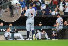 Tigers’ Dillon Dingler, Zach McKinstry combine for jaw-dropping catch on pop out