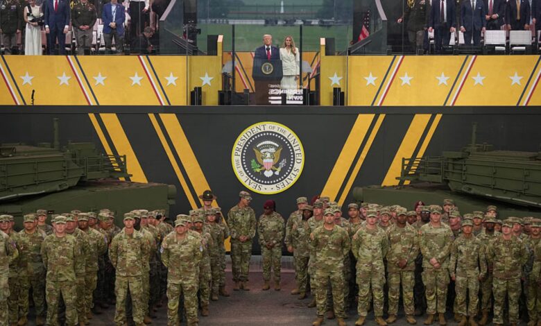 Trump gets his long-sought military parade as protests erupt nationwide Trump gets his long-sought military parade as protests erupt nationwide