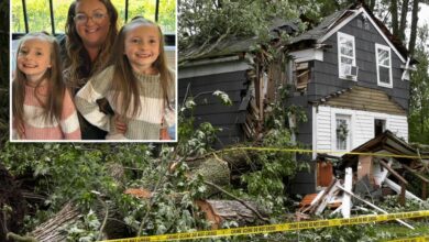 Twin girls killed in upstate NY storm after tree crushes home, as neighbors recall devastated mother crying for help