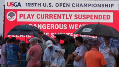 US Open a race against daylight on rain-soaked Oakmont