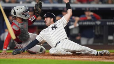 Volpe homers and then forced from game when hit by pitch as Yankees beat Red Sox 9-6