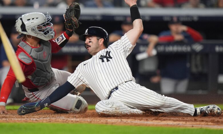 Volpe homers and then forced from game when hit by pitch as Yankees beat Red Sox 9-6