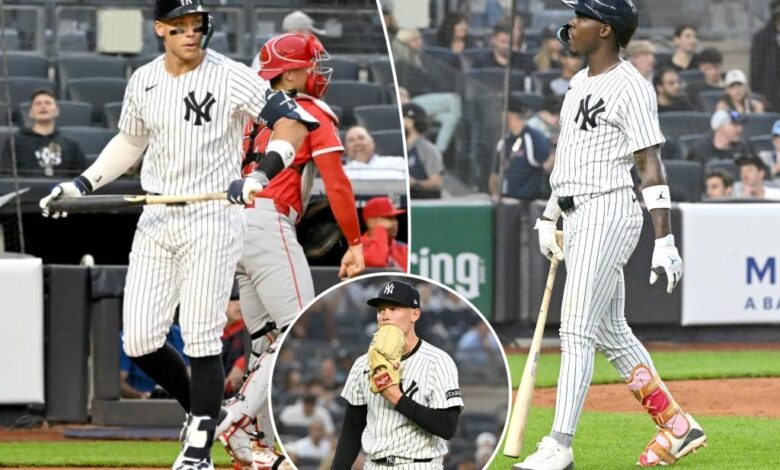 Yankees shut out again by Angels as scoreless streak hits 29 innings Yankees shut out again by Angels as scoreless streak hits 29 innings
