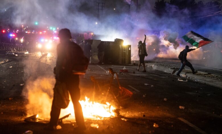 LA immigration protests live updates: National Guard members begin arriving in Los Angeles
