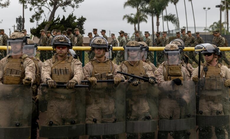 ‘These are Americans’: Huntington Park mayor and veteran delivers plea to Marines deployed to protests ‘These are Americans’: Huntington Park mayor and veteran delivers plea to Marines deployed to protests