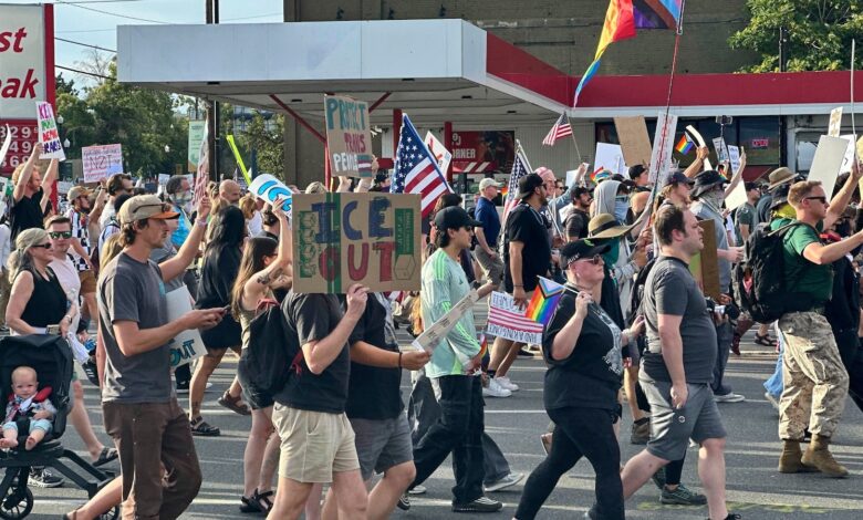 Protests live updates: 1 wounded in shooting ‘possibly’ connected with Utah protest Protests live updates: 1 wounded in shooting ‘possibly’ connected with Utah protest