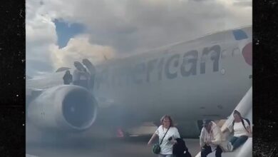 Airplane Passengers Evacuate Plane After It Catches Fire in Denver, Video