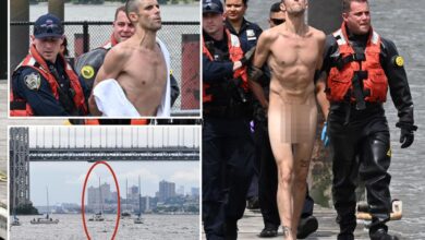 An unhinged NYC man ditched his clothes, then hijacked a dinghy