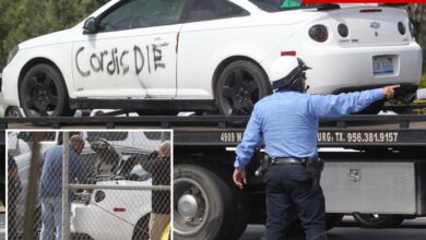Car of gunman who ambushed McAllen Border Patrol agents spray-painted with chilling message