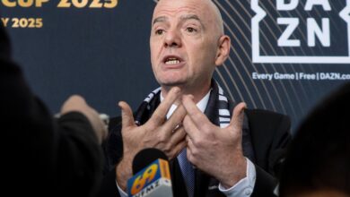 FIFA says it has an agreement with soccer players’ unions for minimum rest standards