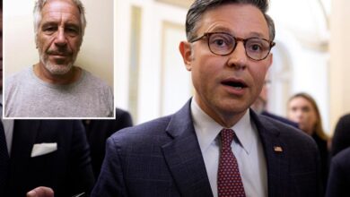 House speaker says there will be no votes on releasing Epstein files before August recess