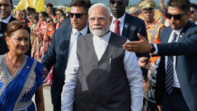 India’s leader promises trade and investment in a visit to Trinidad and Tobago