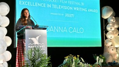 Joanna Calo Accepts Nantucket Film Festival Award for Excellence in TV Writing