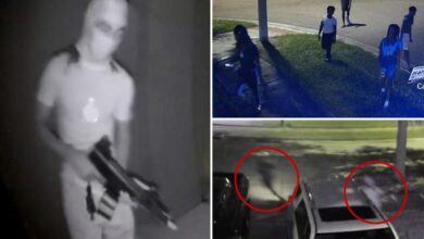Masked teens kick down front doors to fire realistic fake guns in alarming internet challenge