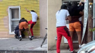 NYC beatdown victim turns tables and opens fire on attackers, leaving one clinging to life, wild video shows