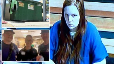 Nevada mom Taylor Dickinson accused of tossing newborn in dumpster said abandoning child in trash was her ‘best option’