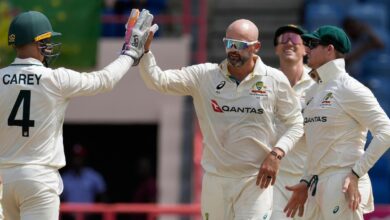 Seales routs Australia’s opening batters and limits lead to 45 on day two in Grenada