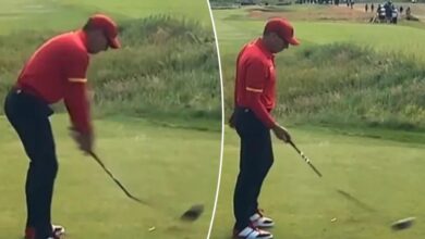 Sergio Garcia snaps driver in half — and finishes British Open without one